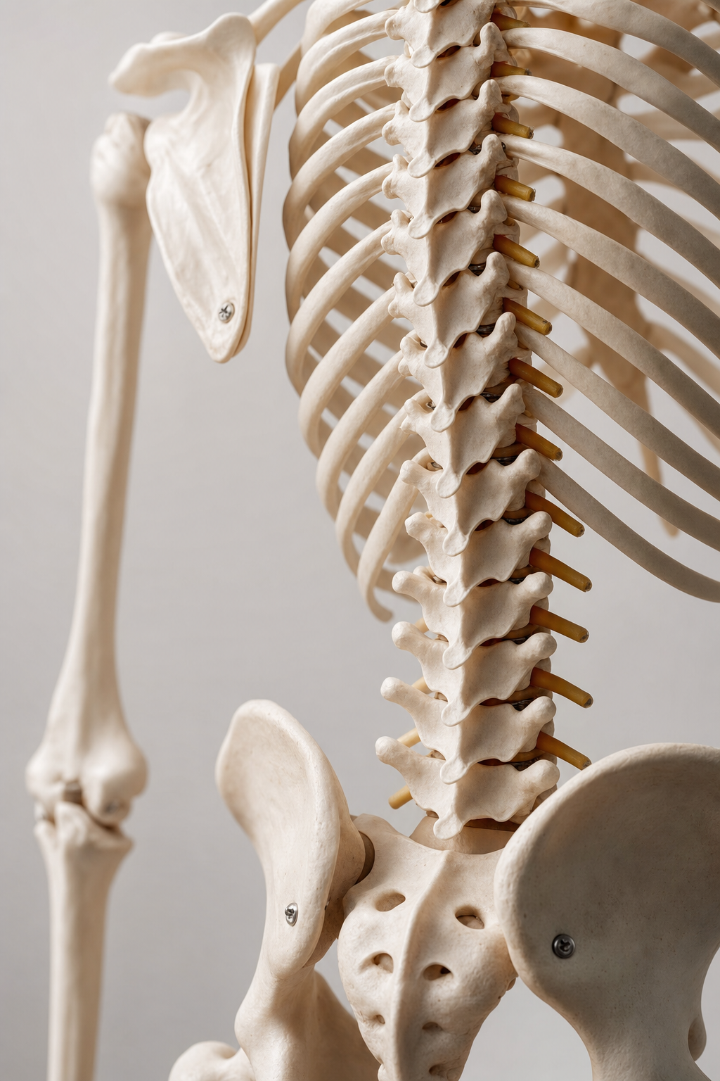 Anatomisches Modell einer Wirbelsäule