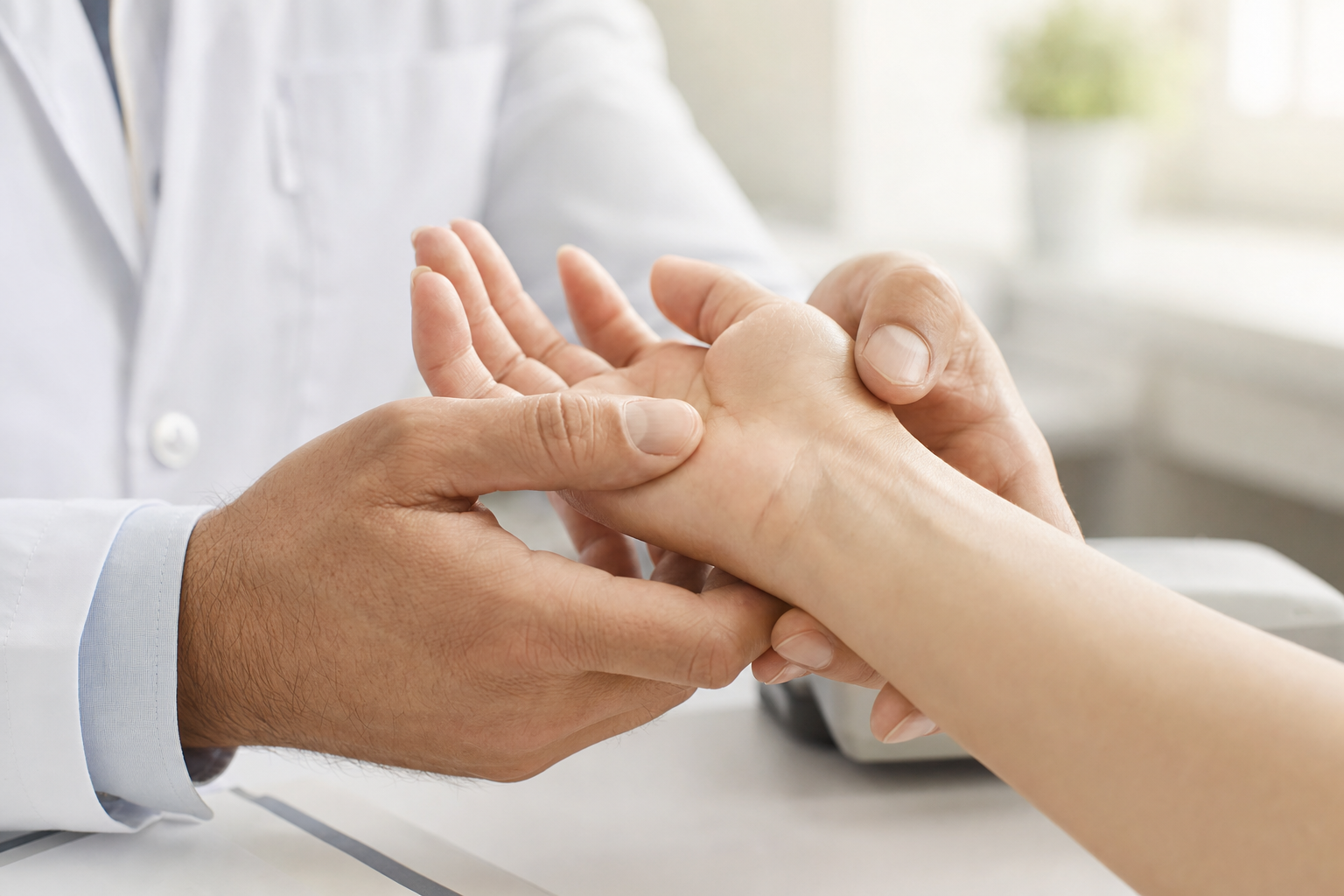 Behandlung der Hand